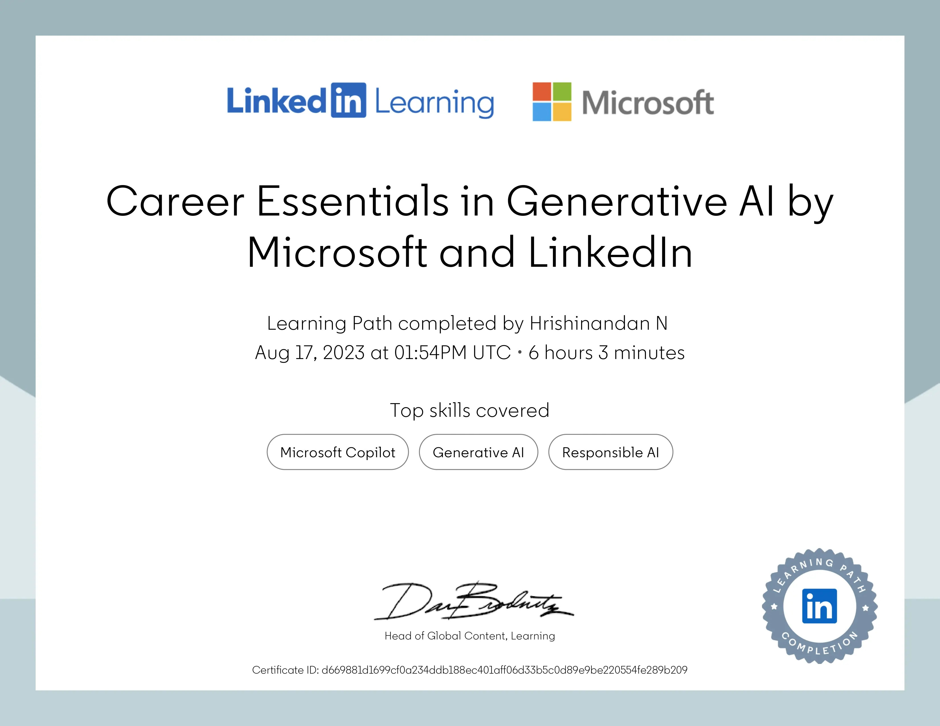 Career Essentials in Generative AI